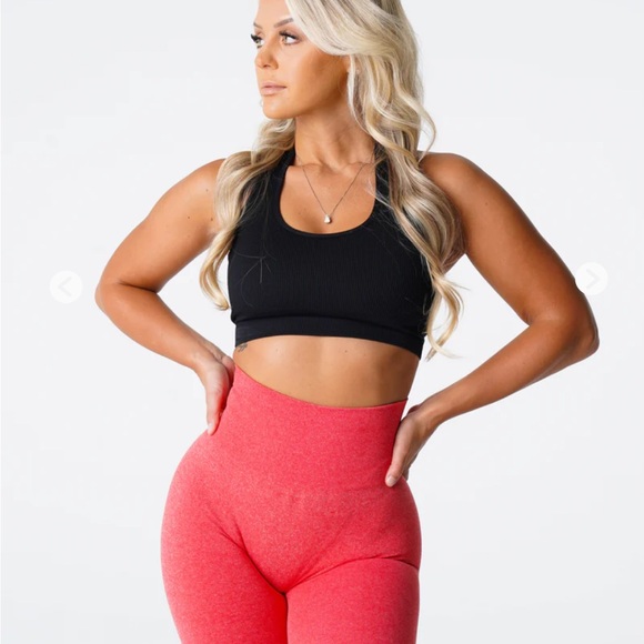 Brown Limitless Ribbed Seamless Halter Bra - Picture 5 of 5